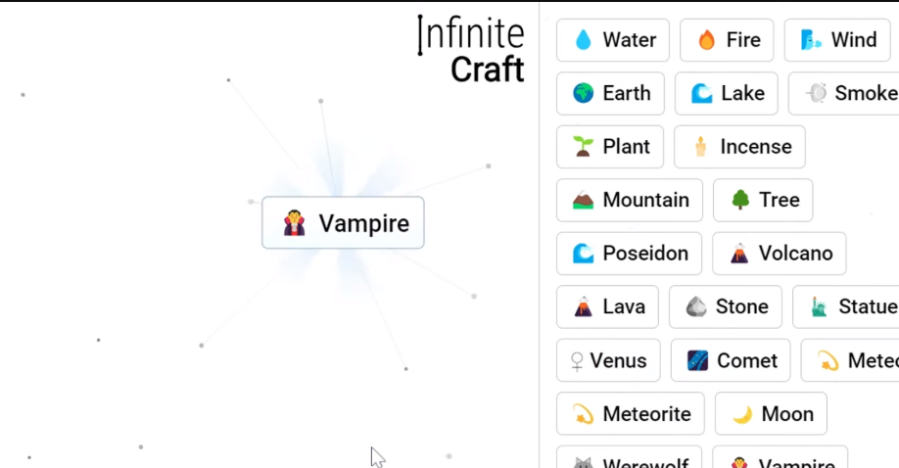 Niche Utama 2 How To Make A Vampire In Infinite Craft