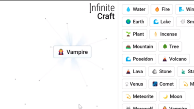 Bite Into Creativity: Crafting Your Own Vampire In Infinite Craft