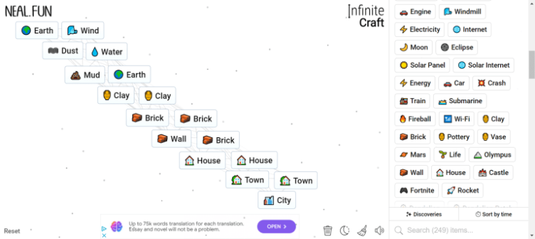 Niche Utama 2 How To Make City In Infinite Craft -  Easy Guide